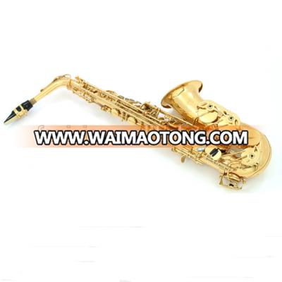 Gold Lacquer Finish Alto Saxophone Eb