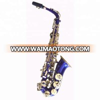 Alto saxophone/Saxophone/Wind instrument/Blue saxophone