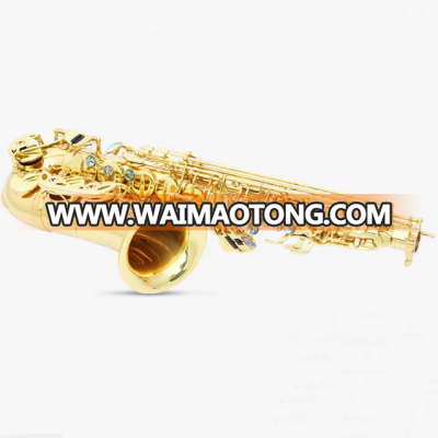 Musical instruments High F# Eb Key Golden Lacquer Alto Saxophone