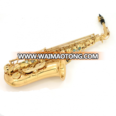 Low Price High Quality Golden Alto Saxophone For Saxophone Instruments Amateur