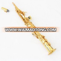 Gold Lacquered B Flat Sopranino Saxophone